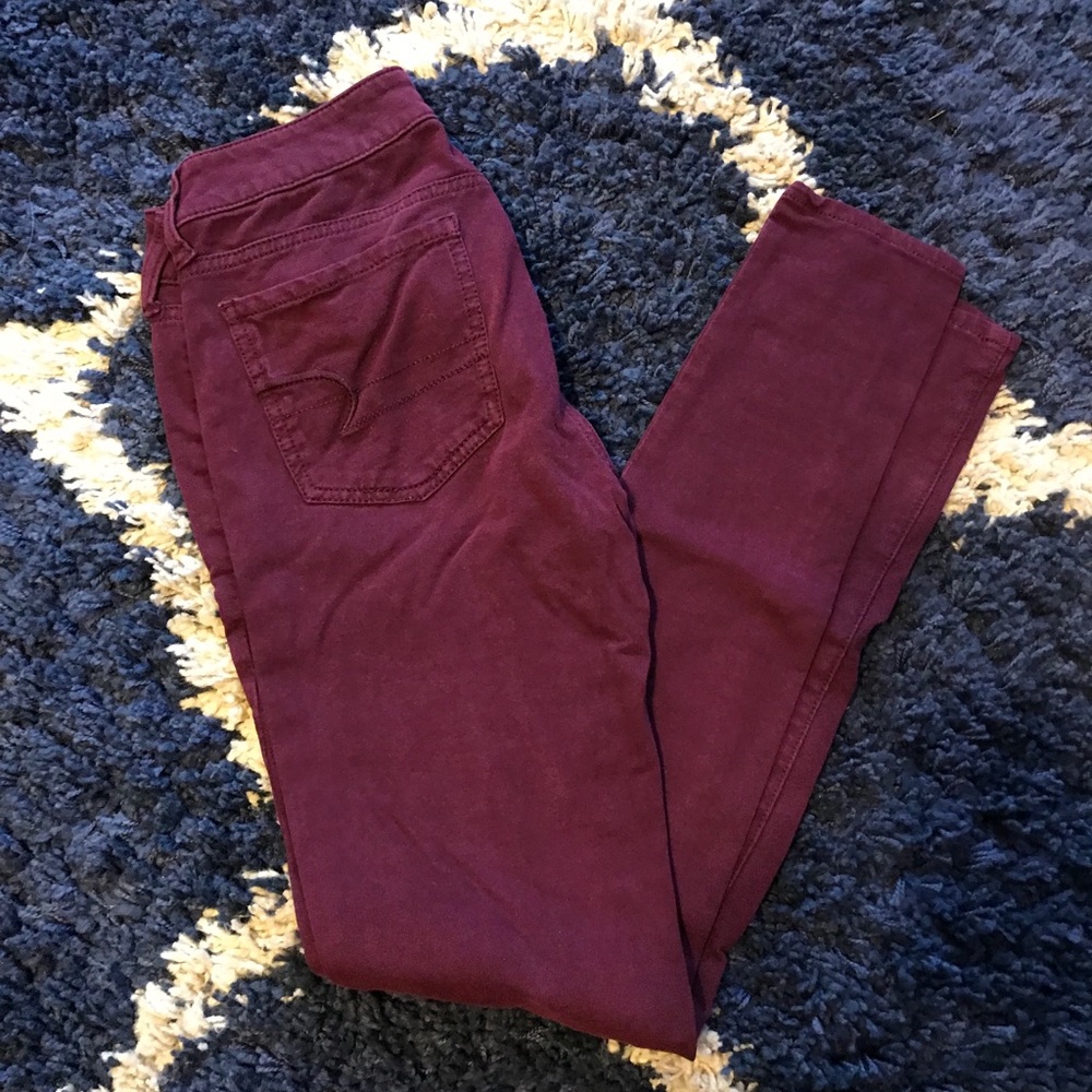 Purple American Eagle Jegging